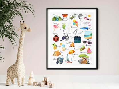 Summer ABC Poster