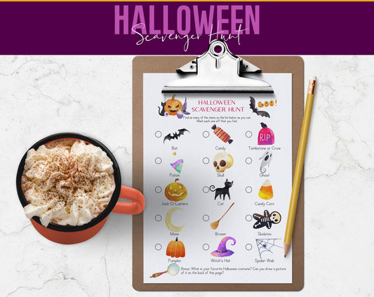 Halloween Scavenger Hunt