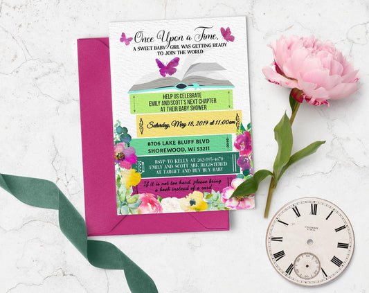 Storybook Baby Shower Invitation