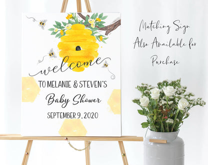 Bee Baby Shower Invitation Set