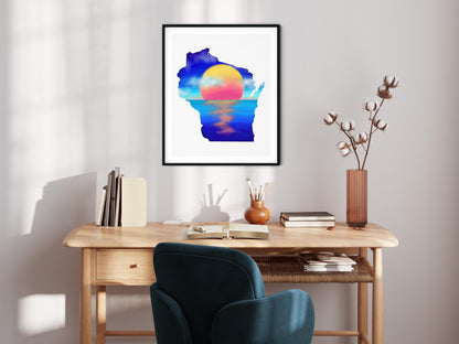 Wisconsin Sunset Print