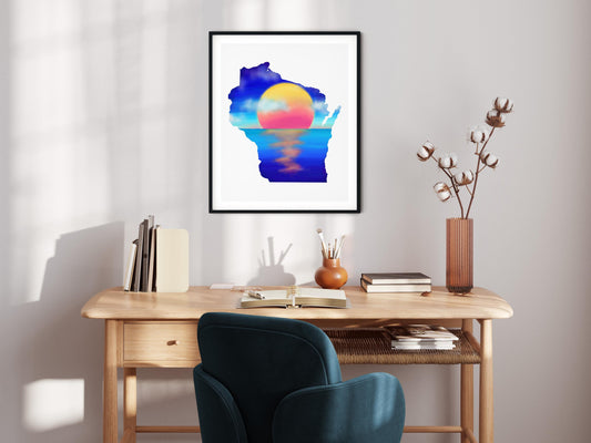 Wisconsin Sunset Print