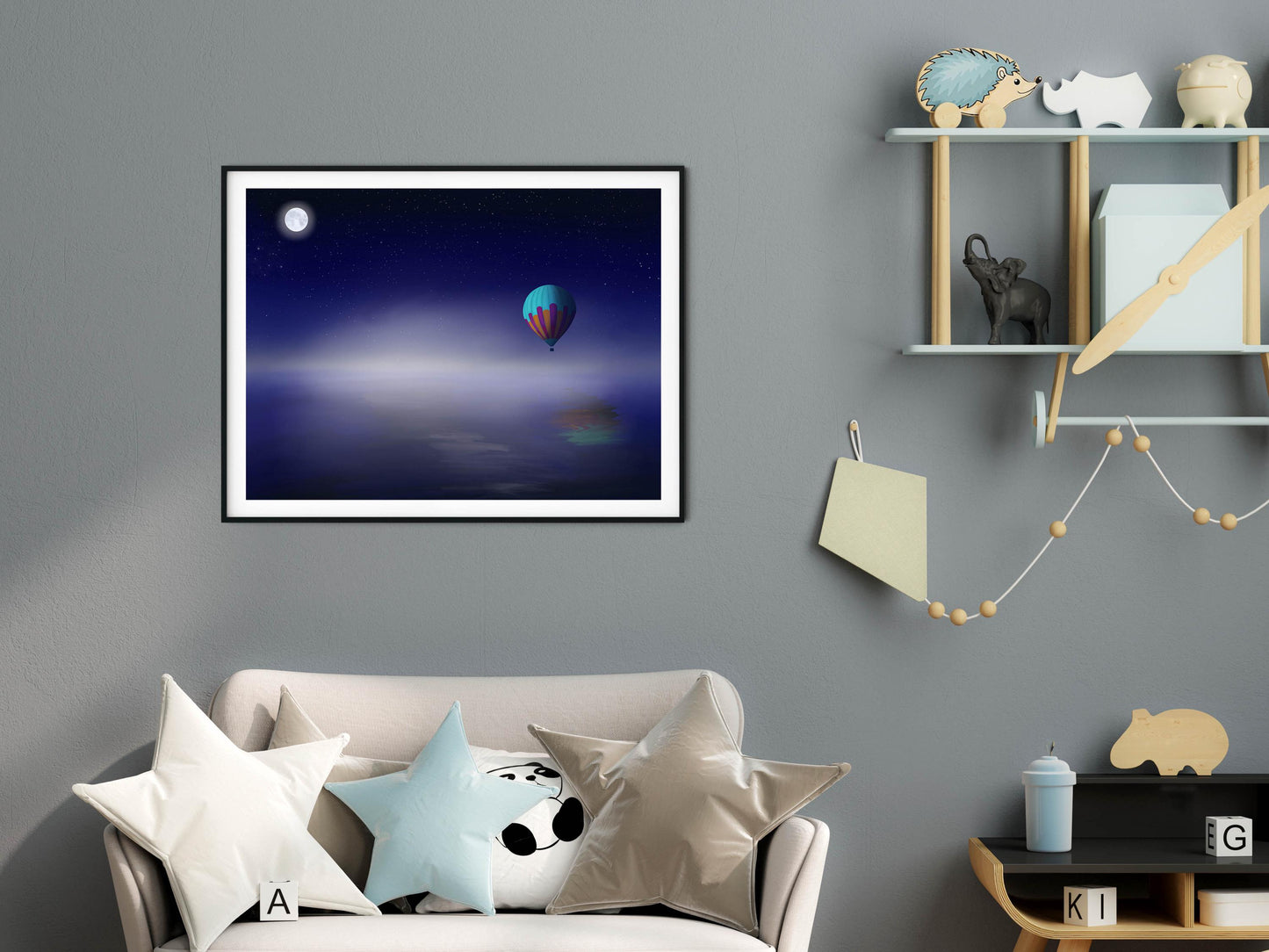 Hot Air Balloon Art Print