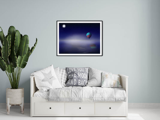 Hot Air Balloon Art Print
