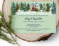 Bear Woodland Baby Shower Invitation Gender Neutral, WMBByS