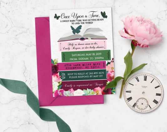 Storybook Baby Shower Invitation