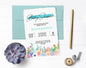 Cactus Baby Shower Invitation, Boy