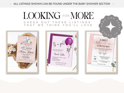 Llama Baby Shower Invitation, Gender Neutral