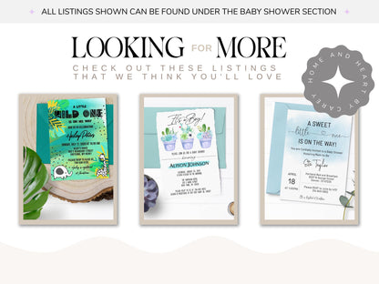 Little Man Baby Shower Invitation