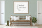 Welcome to Our Home and Hearth Floral Welcome Sign