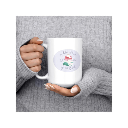 A Warm Drink & a Good Book Mug