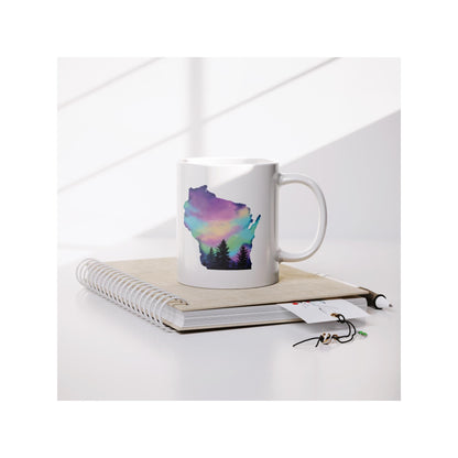 Wisconsin Northern Lights Mug