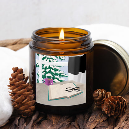 Winter Window Amber Jar Candle, 2 Size Options