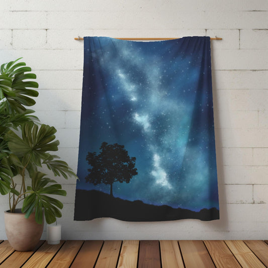 Night Sky Minky Blanket, Available in Two Sizes