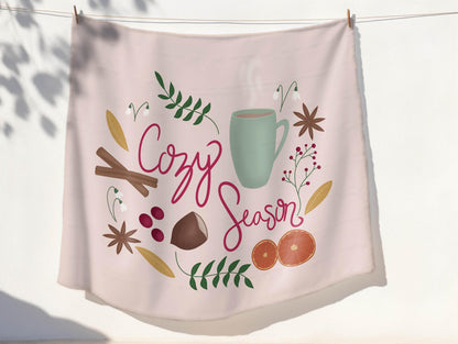 Cozy Season Minky Blanket, Available in Two Sizes