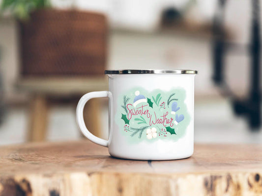 Sweater Weather 12 oz Camp Mug