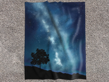 Night Sky Minky Blanket, Available in Two Sizes