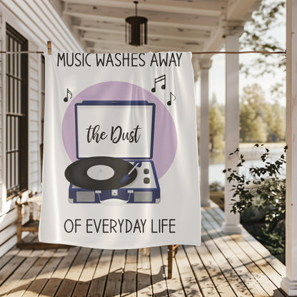 Vinyl Record Player Blanket, Available in Two Sizes