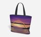 Hoan Bridge Oversized Market Tote | Milwaukee Landmark Tote Bag | Magnetic Closure Tote with Large Capacity