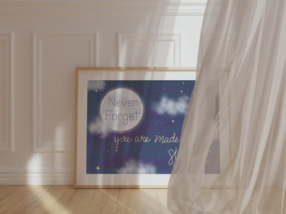 Stardust Nursery Print
